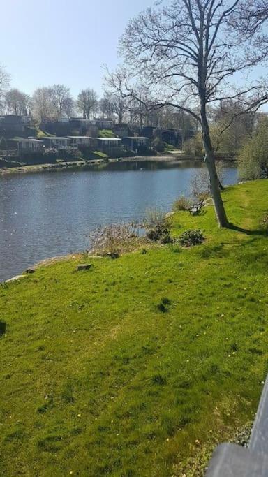 Stunning 3 Bed Riverside Cabin In Snowdonia Caeathro Esterno foto